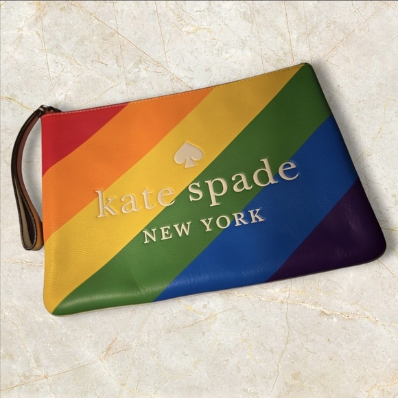 kate spade Handbags - Kate Spade Limited-edition Rainbow Clutch-NWOT
